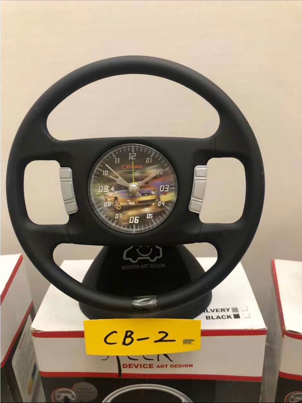 ⏰ : 1 @$10.-/2 @$15.-
Black Steering Wheel Clock - Car Audio Decorative Gauge,